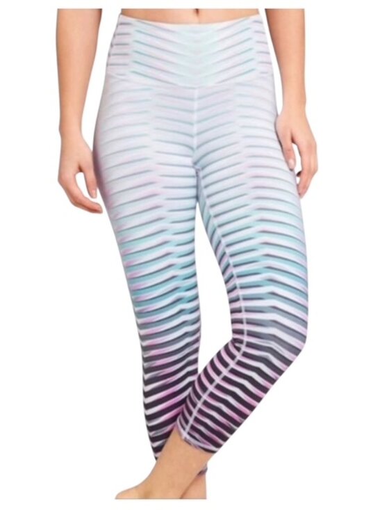 Athleta Pants - Athleta Small Chaturanga High Rise Prism Capri Leggings